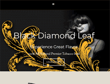 Tablet Screenshot of blackdiamondleaf.com